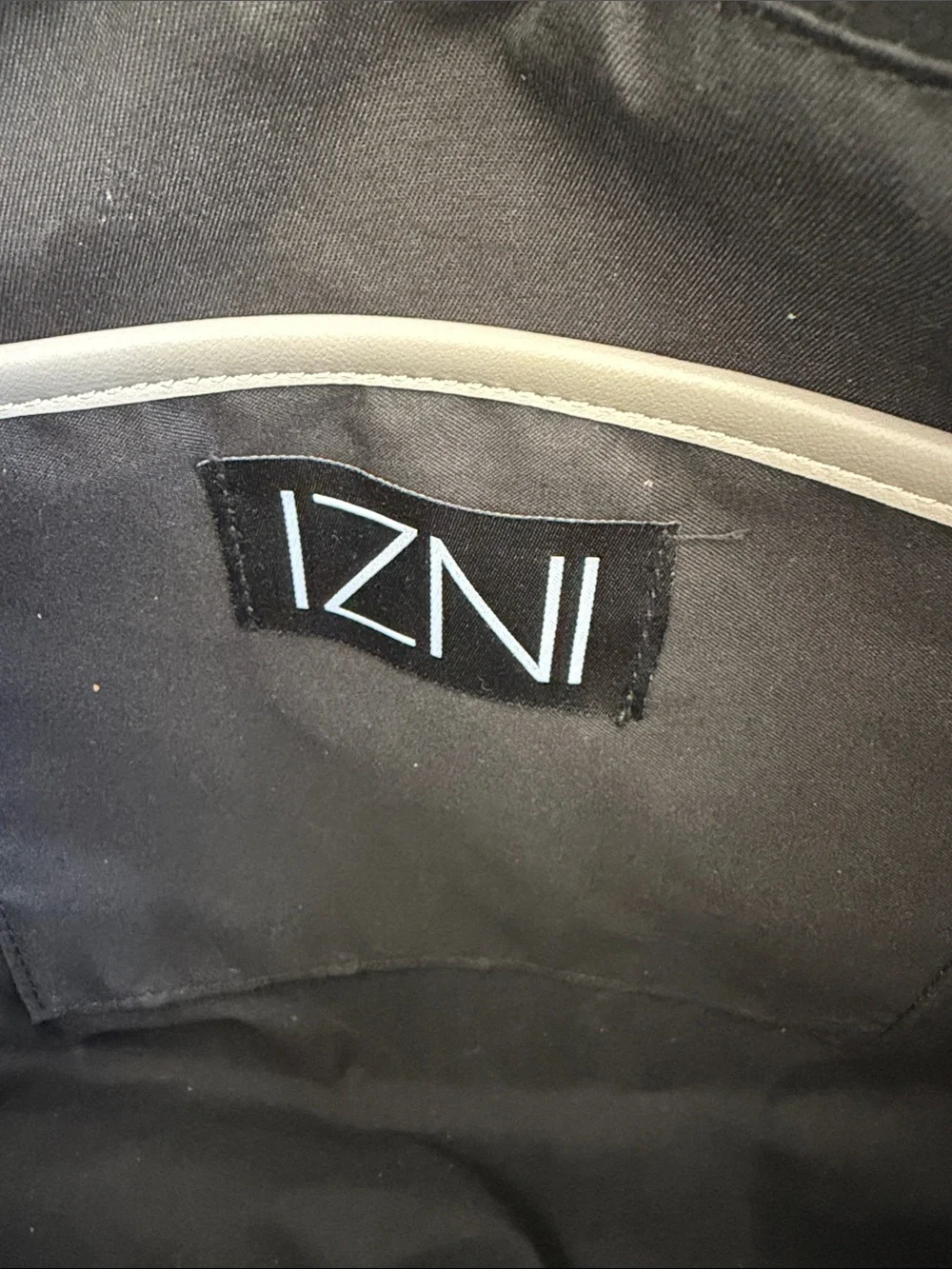 INZI Silver Tote Bag